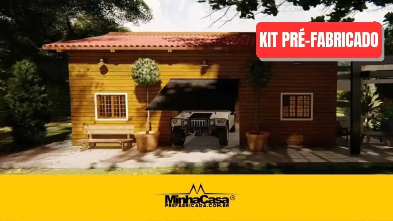 Kit de Galpão Pré-Fabricado Modelo Galpão ll _ 77 m²