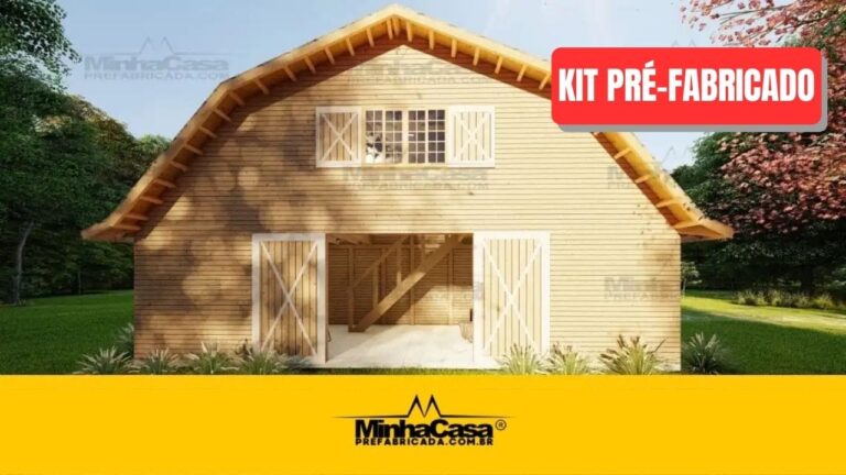 Kit de Galpão Pré-Fabricado Modelo Celeiro | 72 m² Kit de Galpão Pré-Fabricado Modelo Celeiro | 72 m²