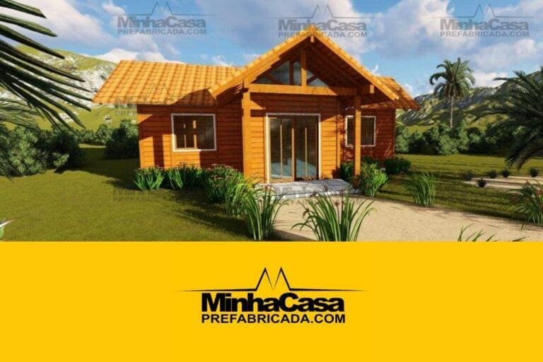 Kit de Casa Pré-Fabricada Modelo Barra Velha II | 48 m²