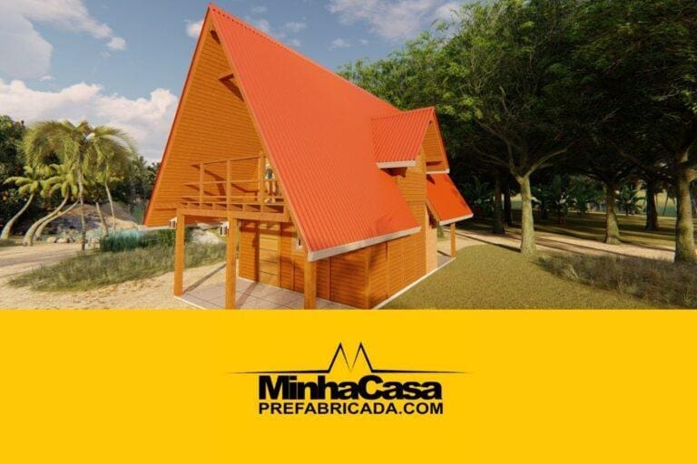 Prefabricated A-Frame Cabin Model Lages | 979 sq. ft