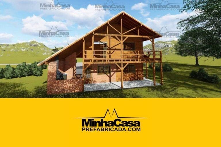 Kit de Casa Pré-Fabricada Modelo Mato Grosso | 224 m²