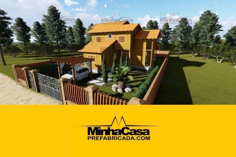 Kit de Casa Pré-Fabricada Modelo Minas Gerais | 254 m²
