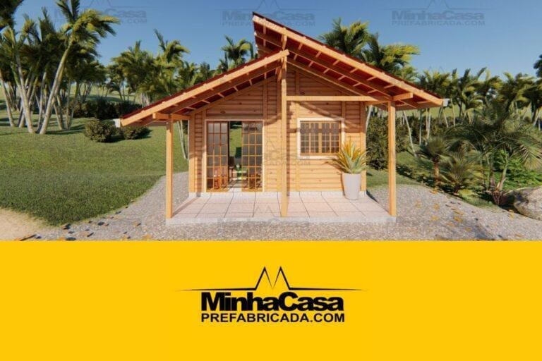 Kit de Casa Pré-Fabricada Modelo POP 1.4 | 37 m²