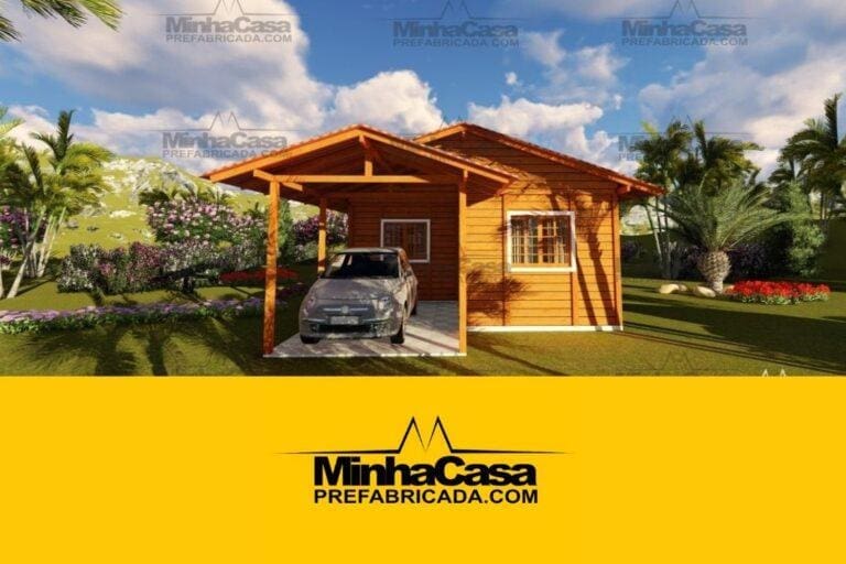Kit de Casa Pré-Fabricada Modelo POP 2.1 | 68 m²