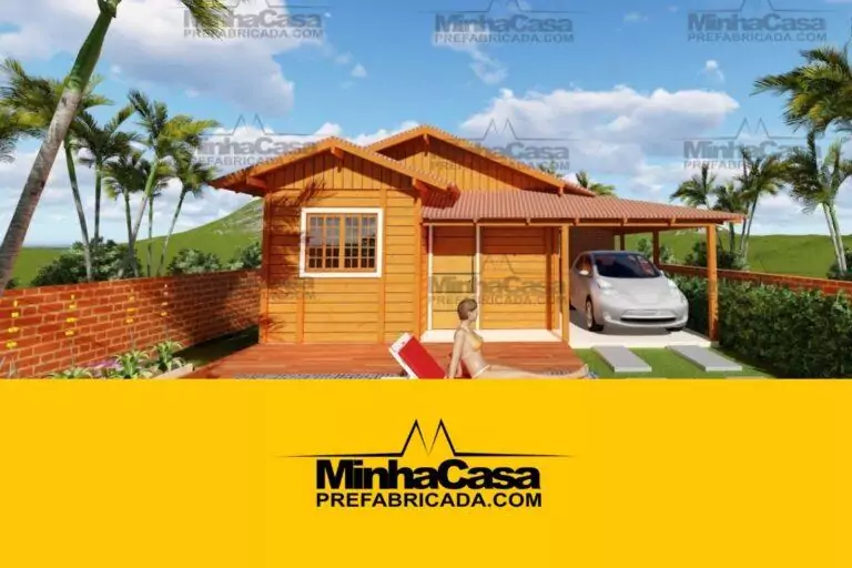 Kit de Casa Pré-Fabricada Modelo POP 2.2 | 52 m²