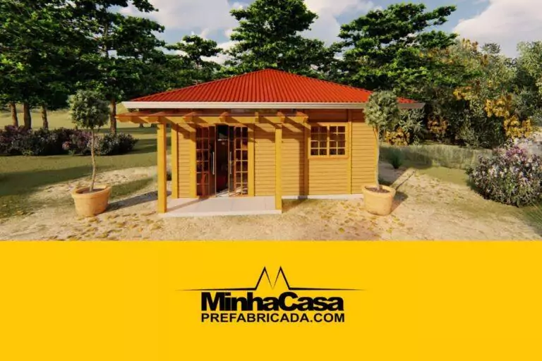 Kit de Casa Pré-Fabricada Modelo POP 2.4 | 44 m²