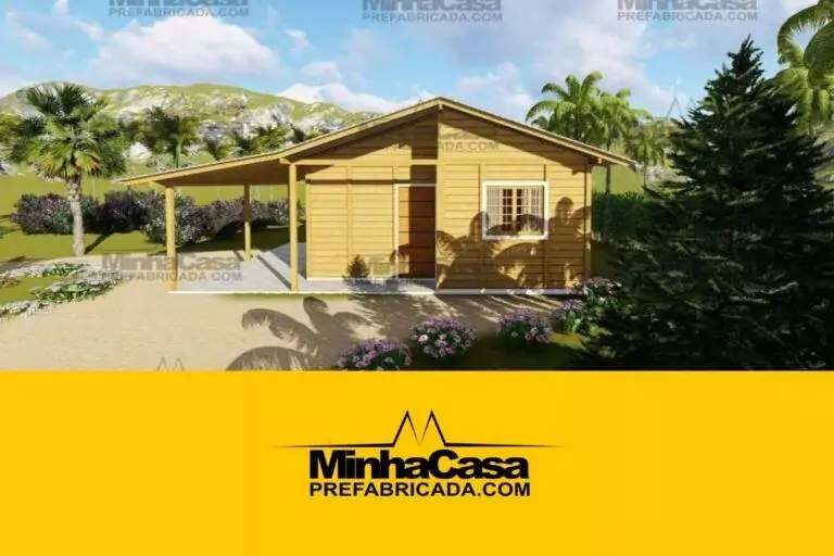 Kit de Casa Pré-Fabricada Modelo POP 3.0 | 77 m²
