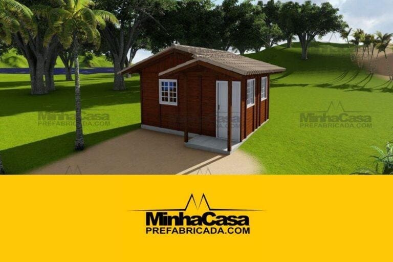 Kit de Casa Pré-Fabricada Modelo Penha | 22 m²