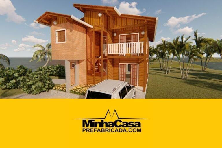 Kit de Casa Pré-Fabricada Modelo Salvador | 153 m²