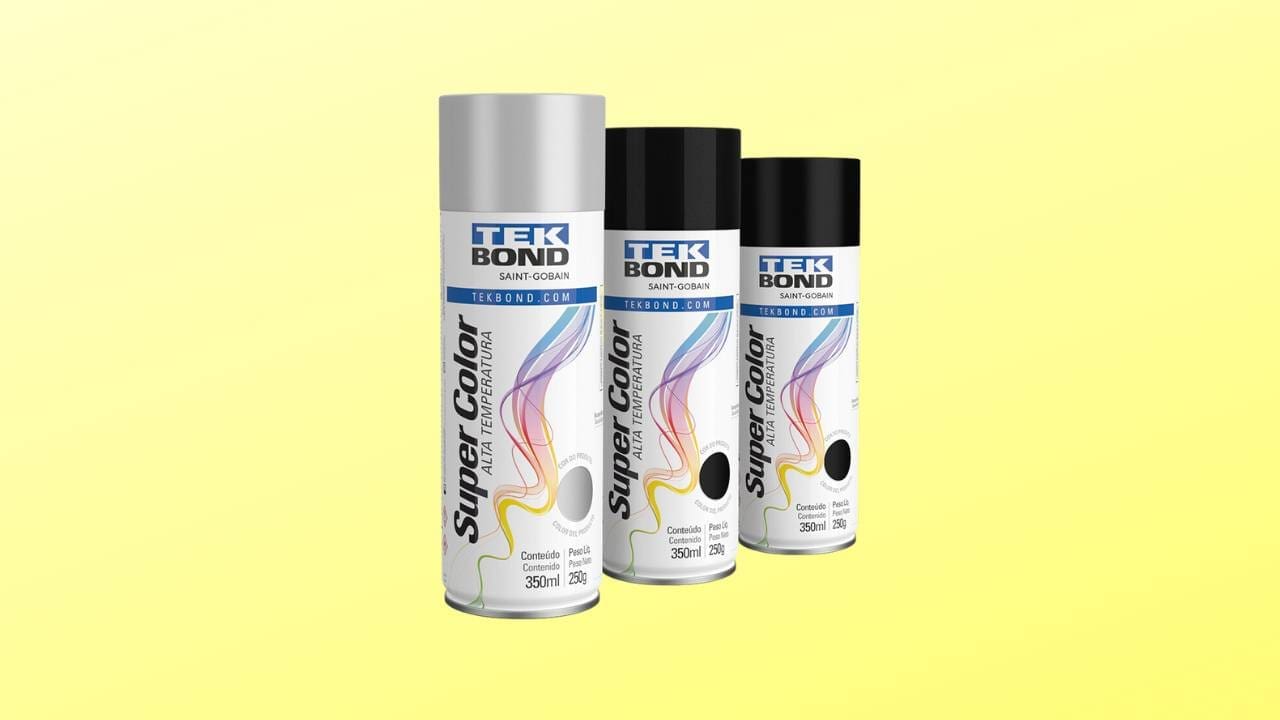 2. Tinta Spray Super Color Tekbond Alta Temperatura