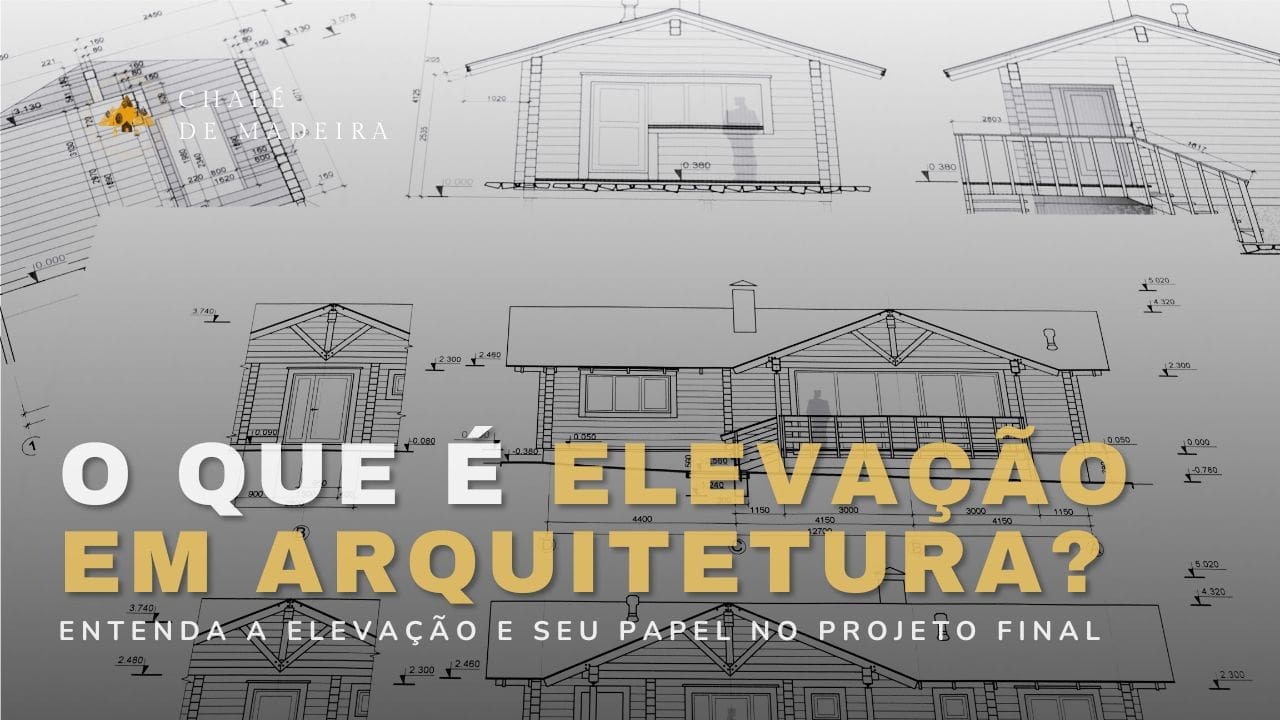 O que é elevação em arquitetura? Faces + plano ortogonal