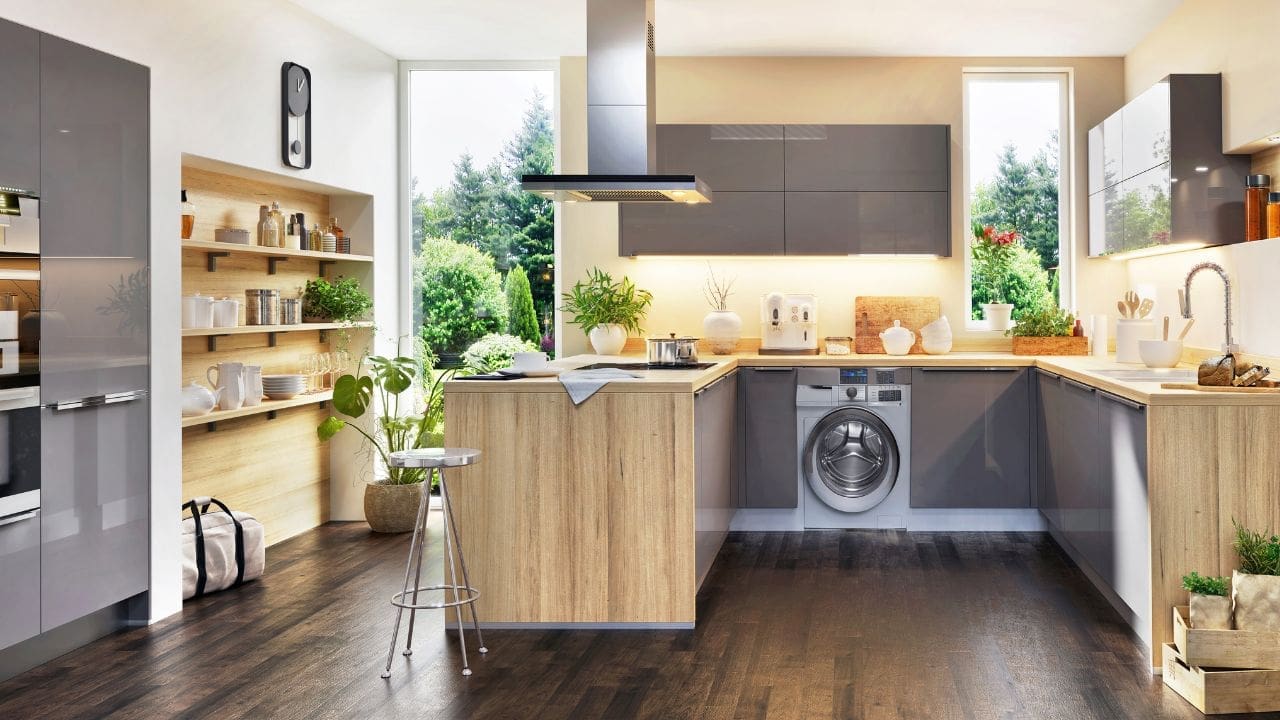 9. Cozinha externa com lavanderia proporciona mais Ambiente