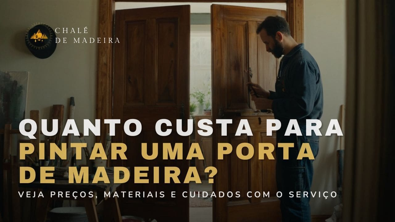 Quanto custa para pintar uma porta de madeira? Veja o preço!