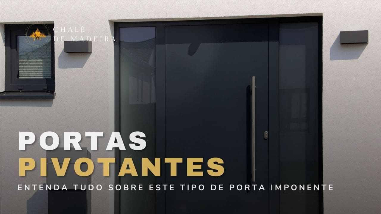 Porta pivotante: medidas, preços e 6 principais modelos