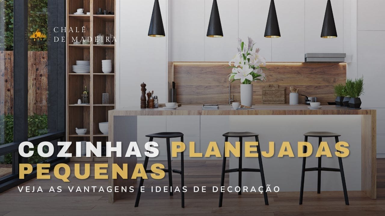 Cozinhas planejadas pequenas: 60 ideias, cuidados e mais!