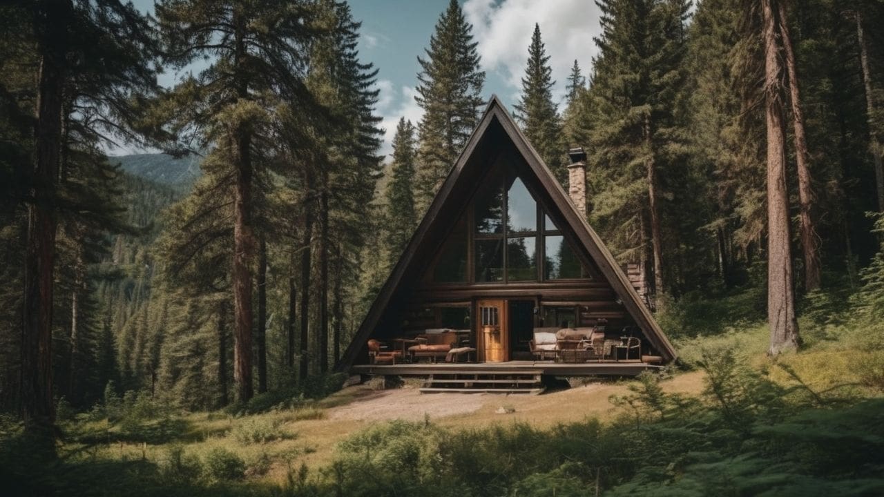 27. Uma cabana na floresta proporciona menor pegada ecológica