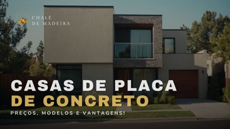 Casas de Placa de Concreto Pré-Moldado: preços e modelos!