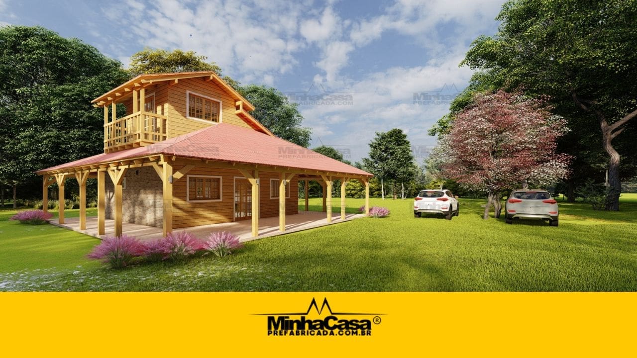 Kit de Casa Pré-Fabricada Modelo PD 2.1 171 m²