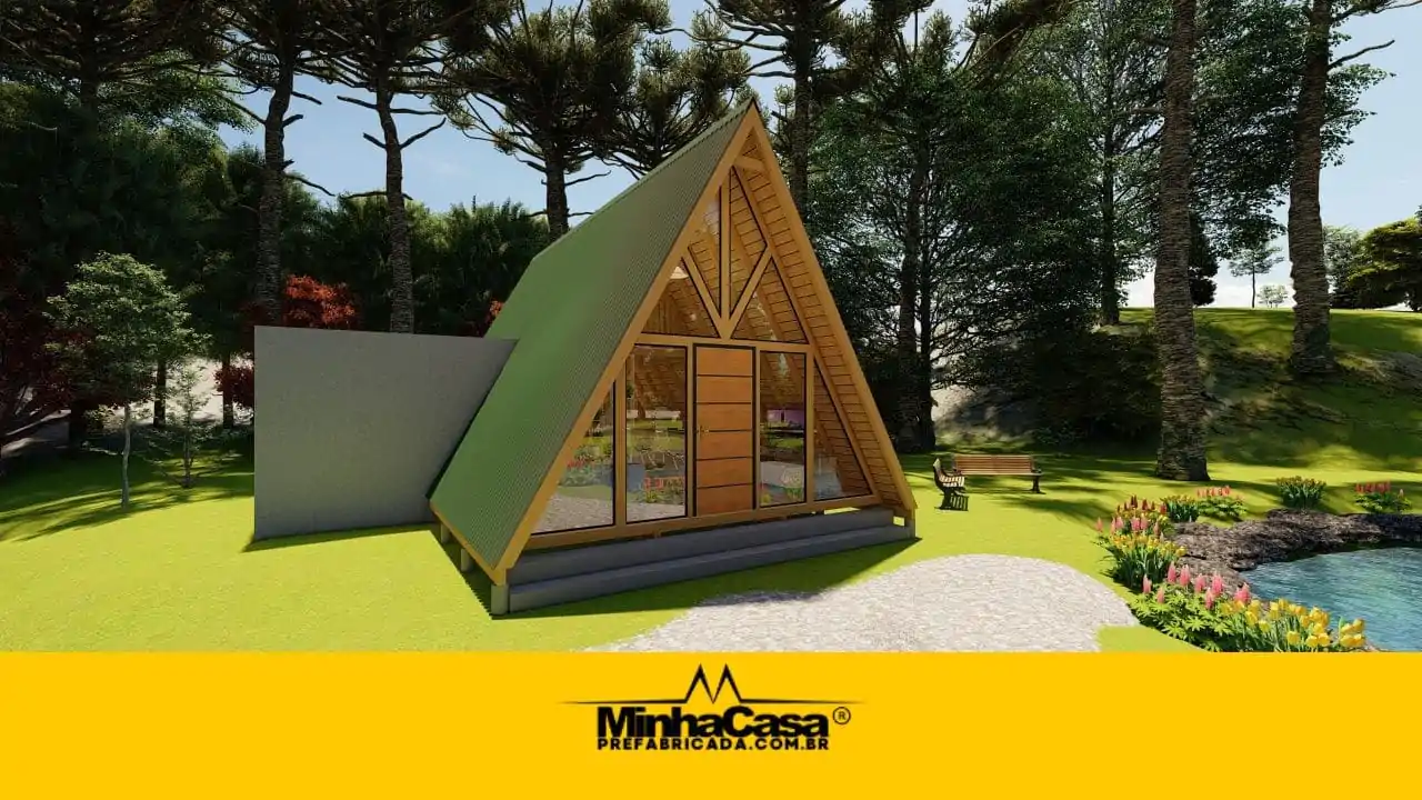 Modelos de chalé: 12 projetos com plantas grátis para baixar – Chalé de ...