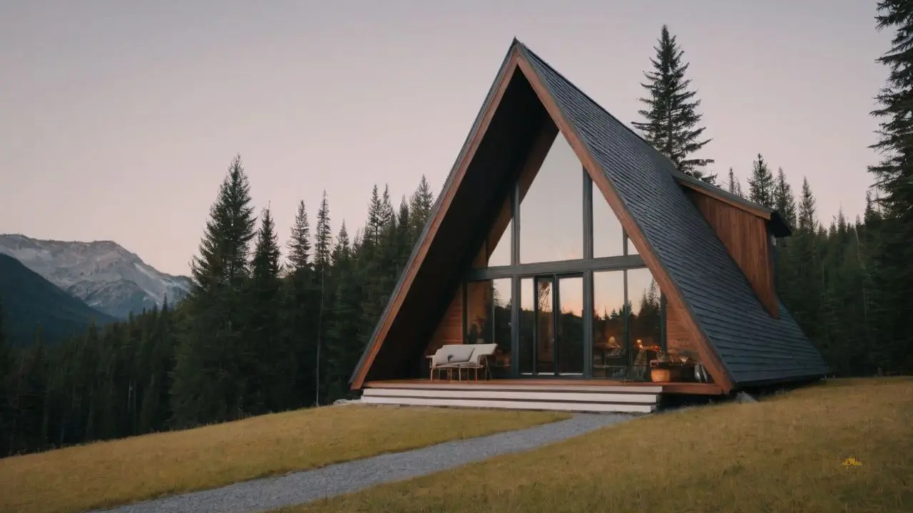 13. Casa Triangular_ o formato triangular pode inspirar soluções de design inovadoras e criativas