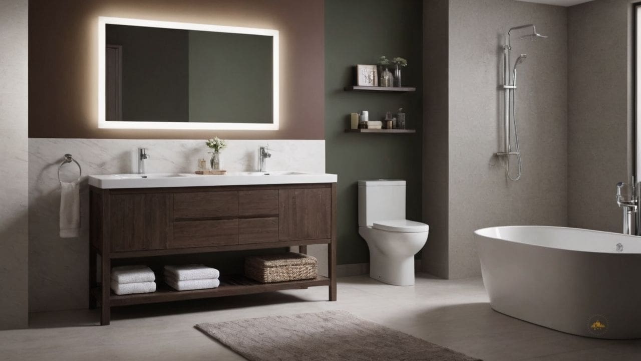 42. Ideias de banheiros modernos_ ideias de banheiros modernos_ considere a instalação de um sistema de controle de temperatura para um banho sempre perfeito