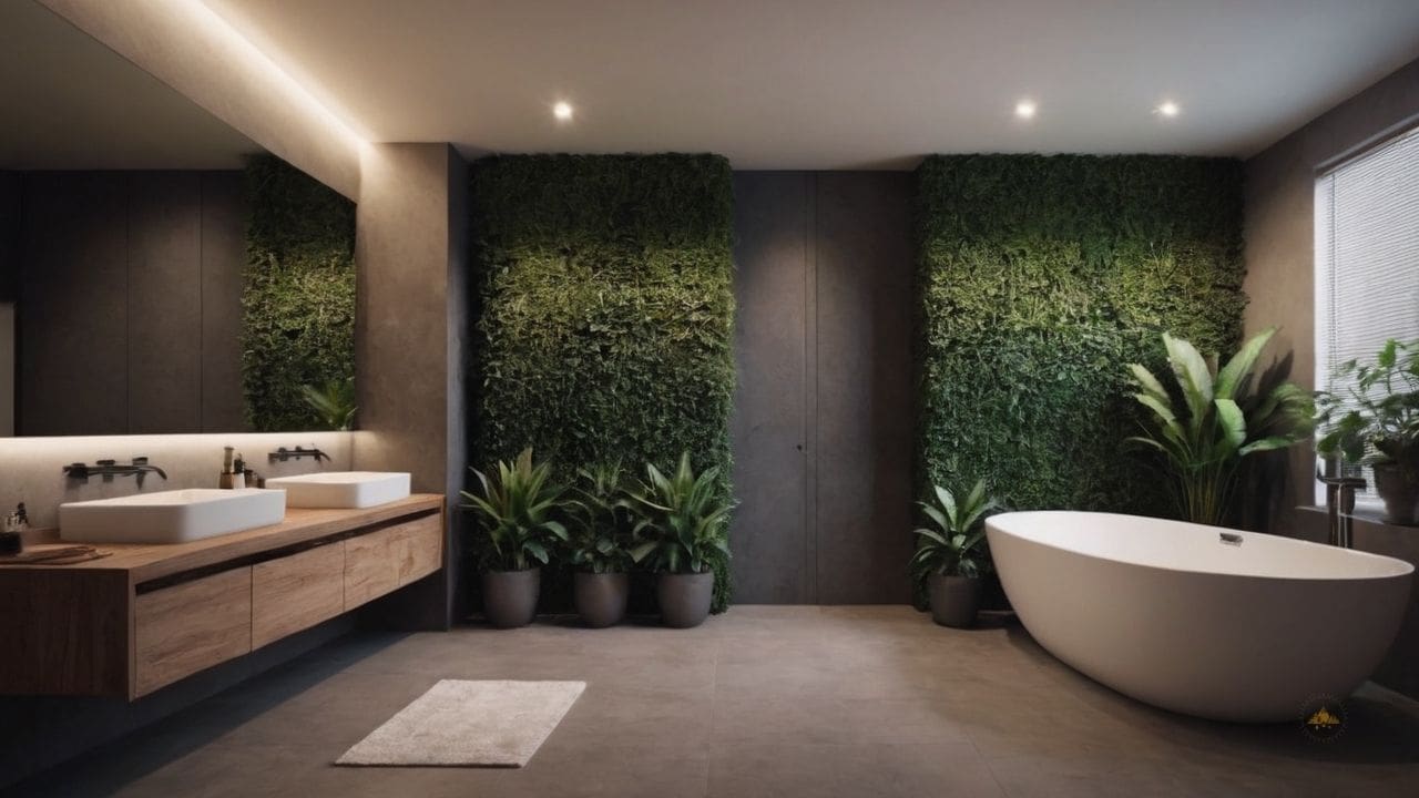 5. Ideias de banheiros modernos_ instale uma cabine de duche com um design minimalista e funcional