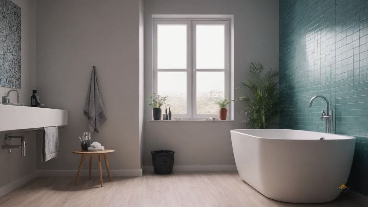 81. Ideias de banheiros modernos_ ideias de banheiros modernos_ adicione um sistema de áudio bluetooth para uma experiência de banho relaxante