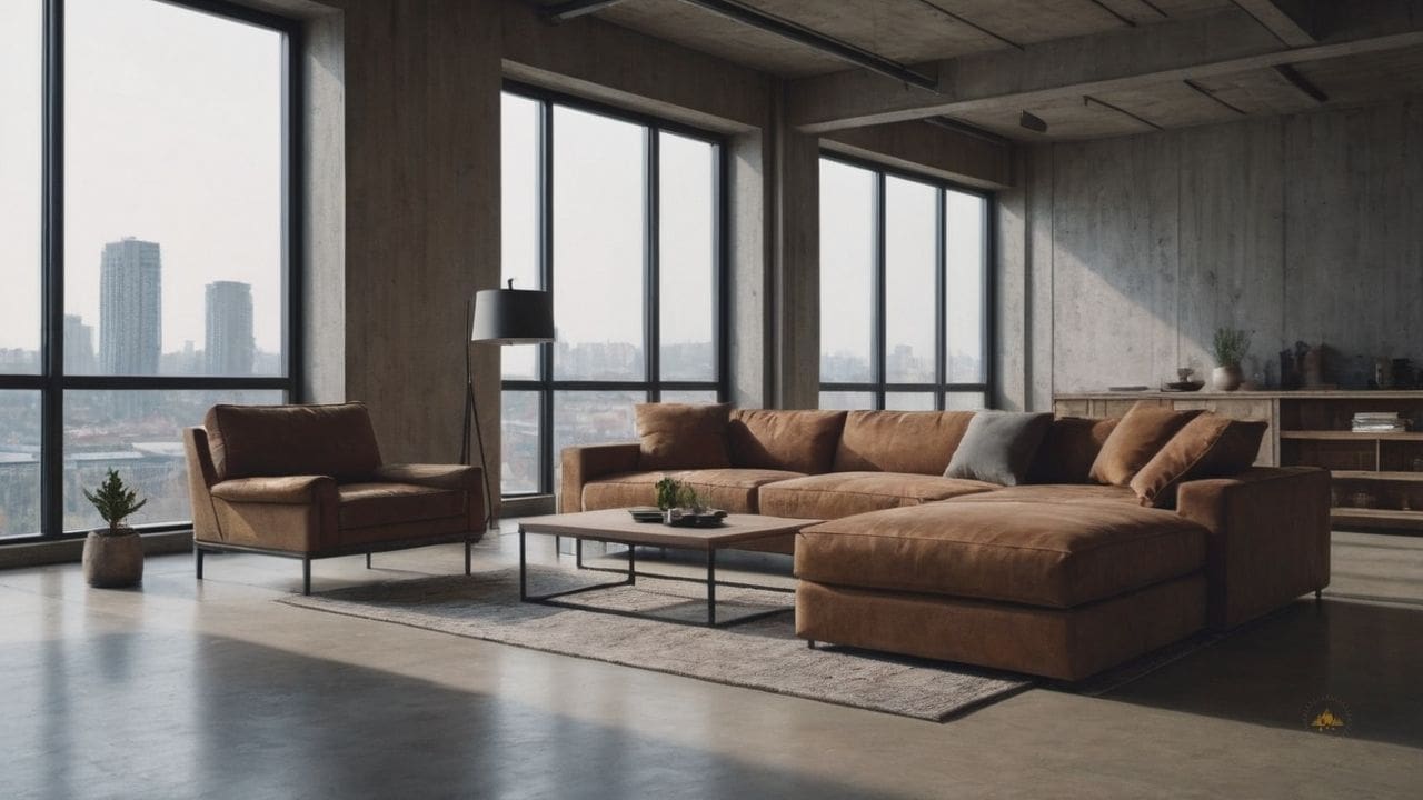 16. A decoração industrial para apartamento proporciona estilo coeso