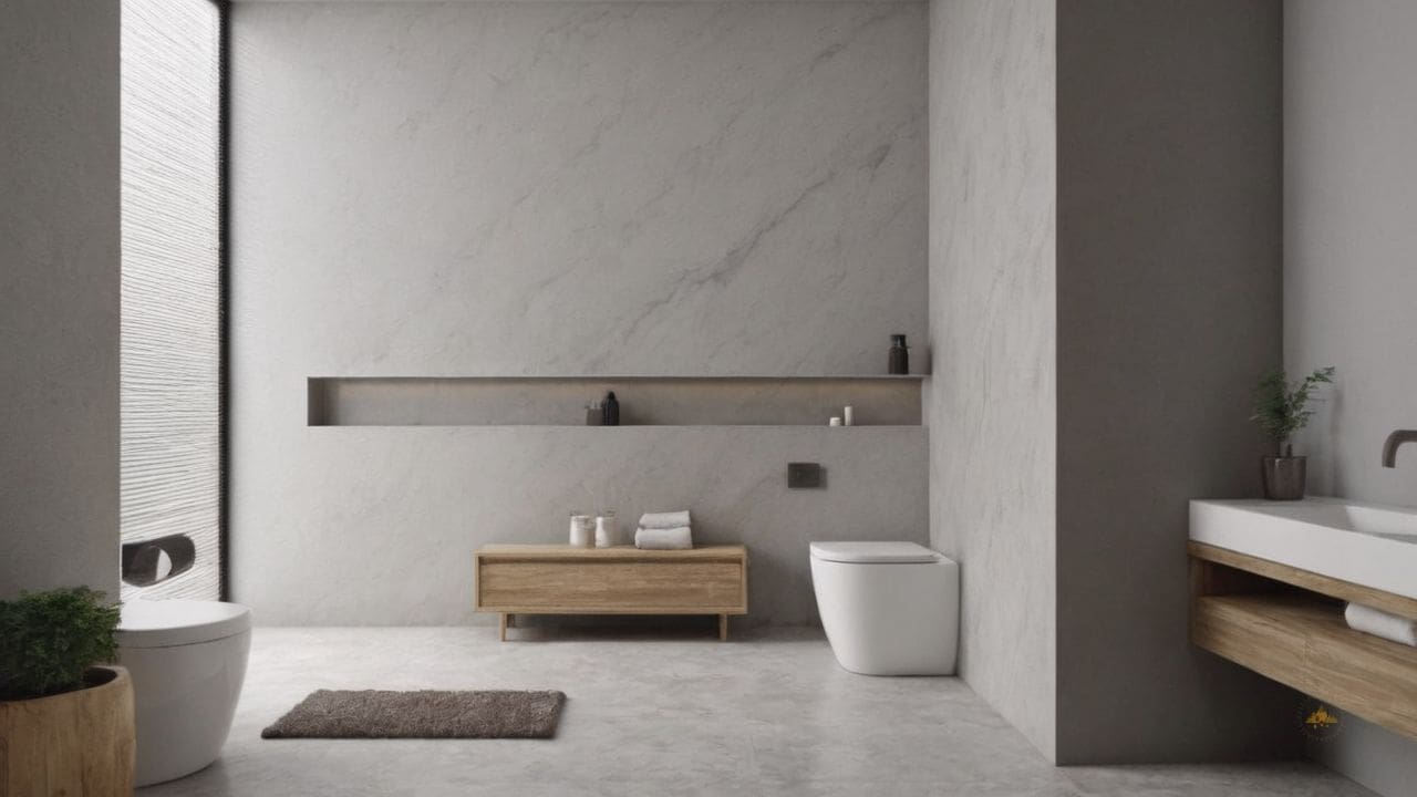 17. Banheiro Calcata com Carrara prporciona resistência à umidade