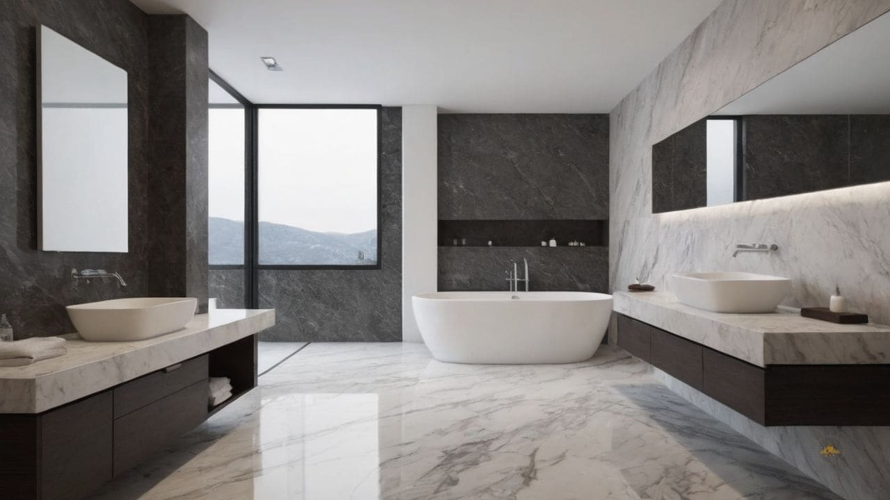 3. Banheiro Calcata com Carrara prporciona sustentabilidade