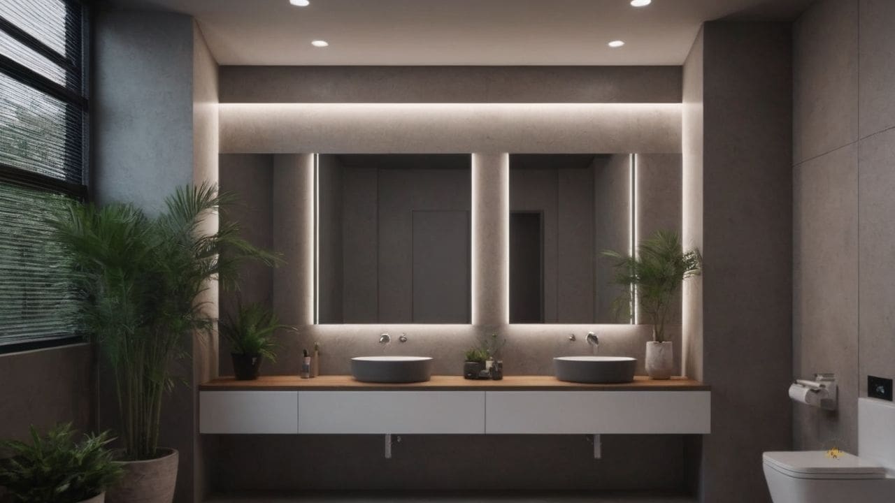 8. Banheiro pequeno simples e bonito_ uso eficiente da água