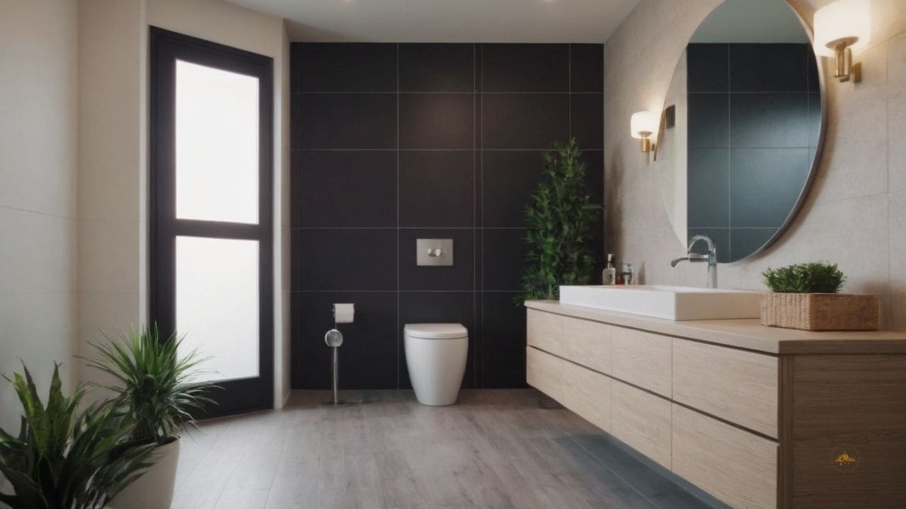 83. Banheiro pequeno simples e bonito_ maior controle de qualidade