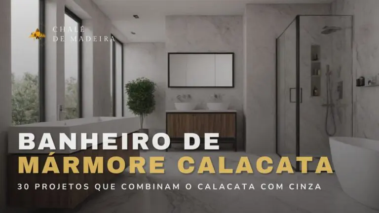 Banheiro Calacata com Cinza 30 projetos com mármore + dicas