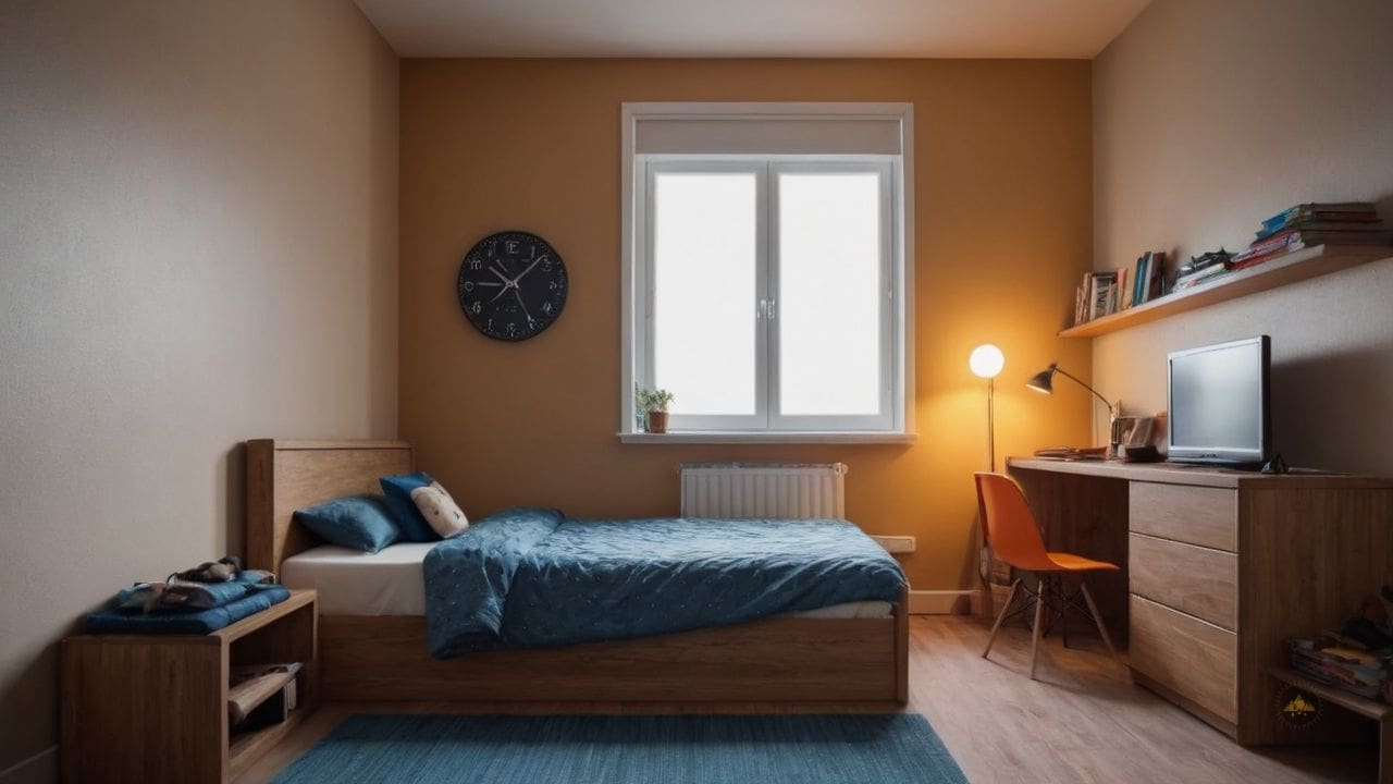 13. Quarto infantil masculino simples proporciona flexibilidade na decoração