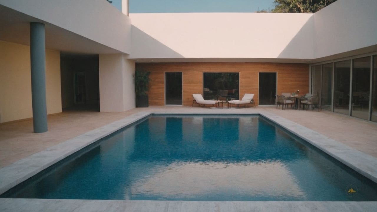 25. Edícula com piscina proporciona estilo de vida saudável