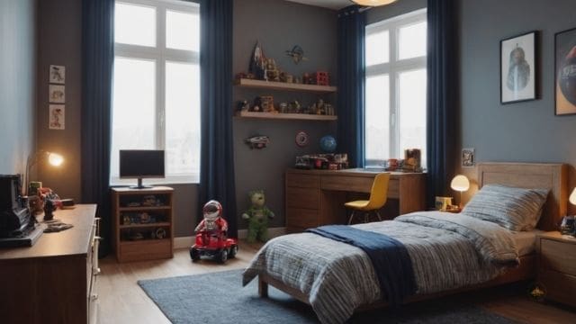 42. Quarto infantil masculino_ espaço