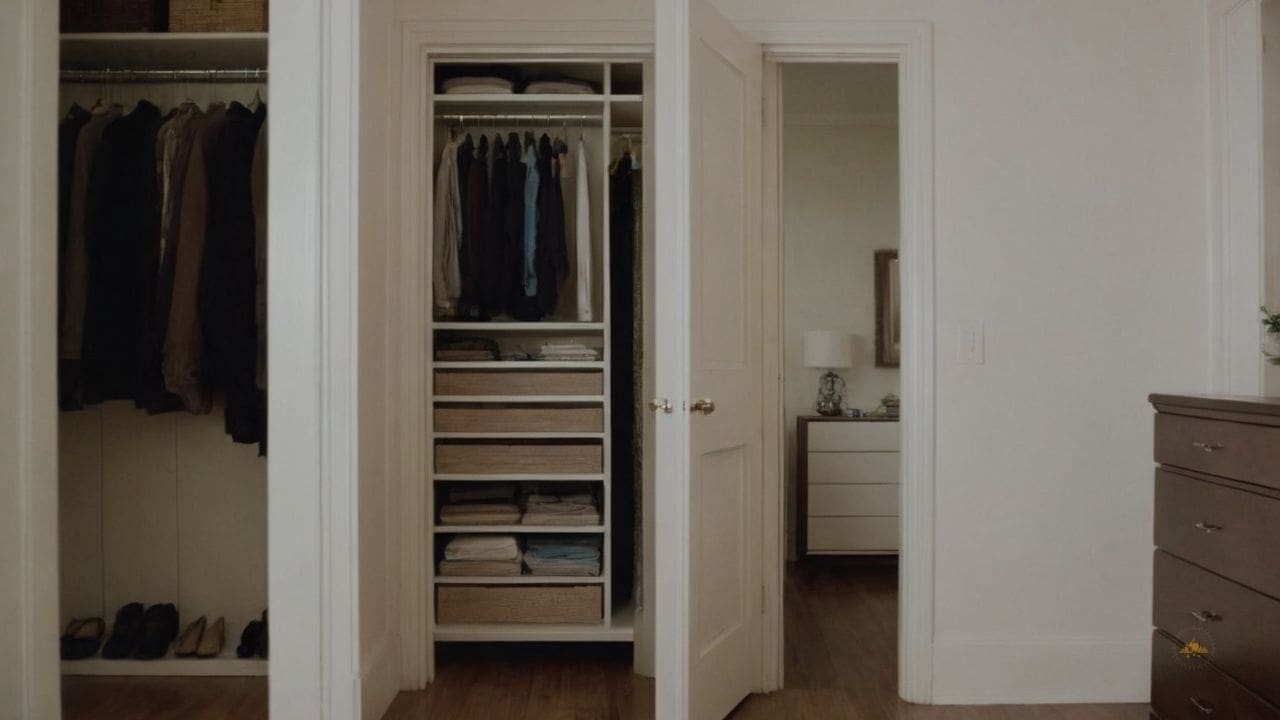 5. O quarto com closet e banheiro simples proporciona redução de estresse