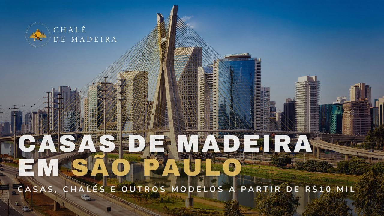 Casas de madeira em São Paulo a partir de R$10 mil [CANVA]