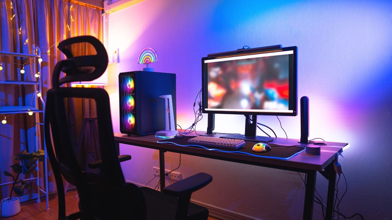 Como organizar um quarto de gamer [canva]