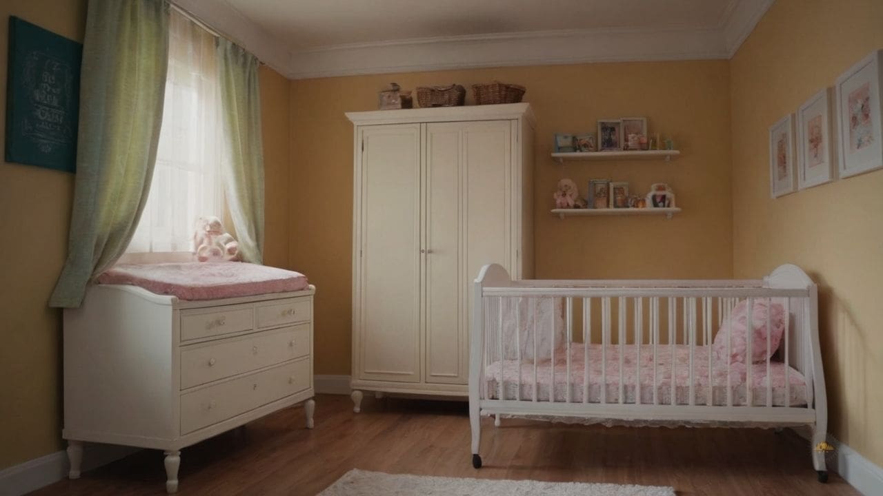 11. Quarto de bebê pequeno proporciona estímulo sensorial adequado