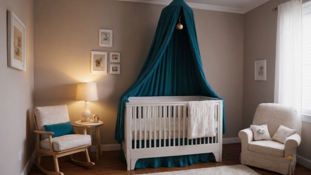 12. Quarto de bebê pequeno proporciona ambiente mais seguro