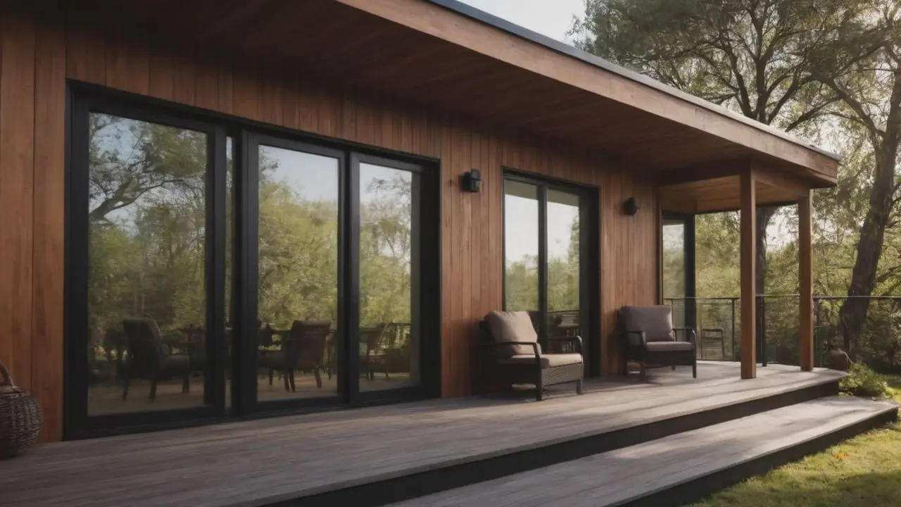 16. Casas de madeira com varanda proporcionam eficientes energeticamente