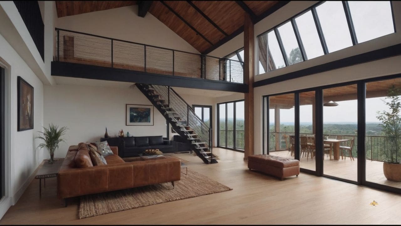 21. Casas de madeira com mezanino proporcionam atmosfera relaxante