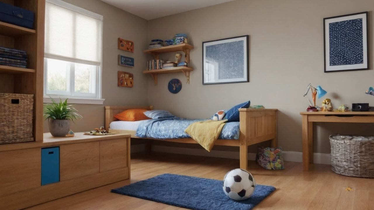 22. Ideias decoração de quarto infantil masculino simples e barato trazem adapta-se ao crescimento