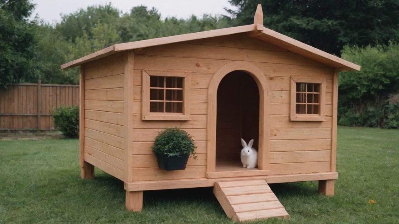 29. Casas de madeira para coelho proporcionam solução sustentável