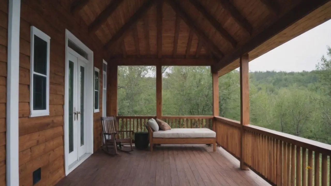 4. Casas de madeira com varanda proporcionam sustentabilidade