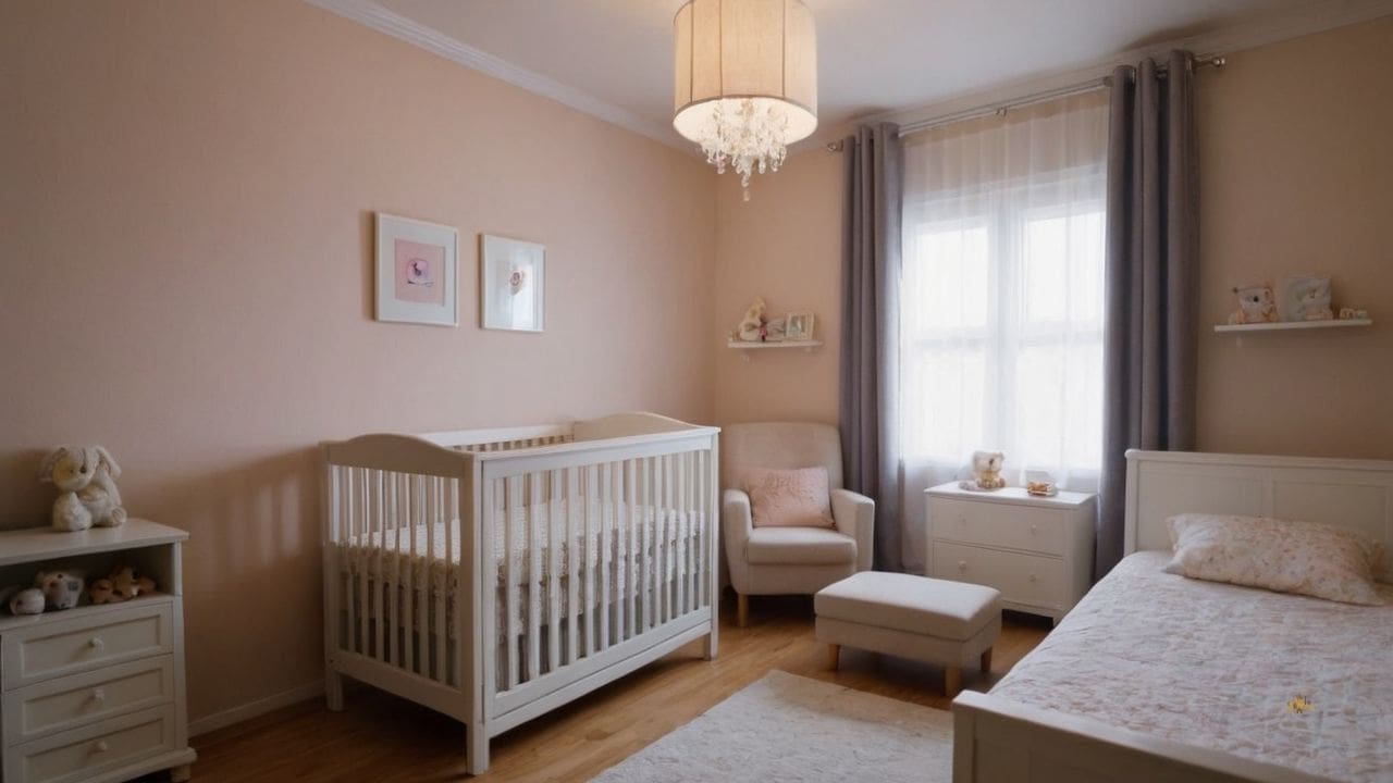 4. Quarto de bebê pequeno proporciona redução de custos com decoração