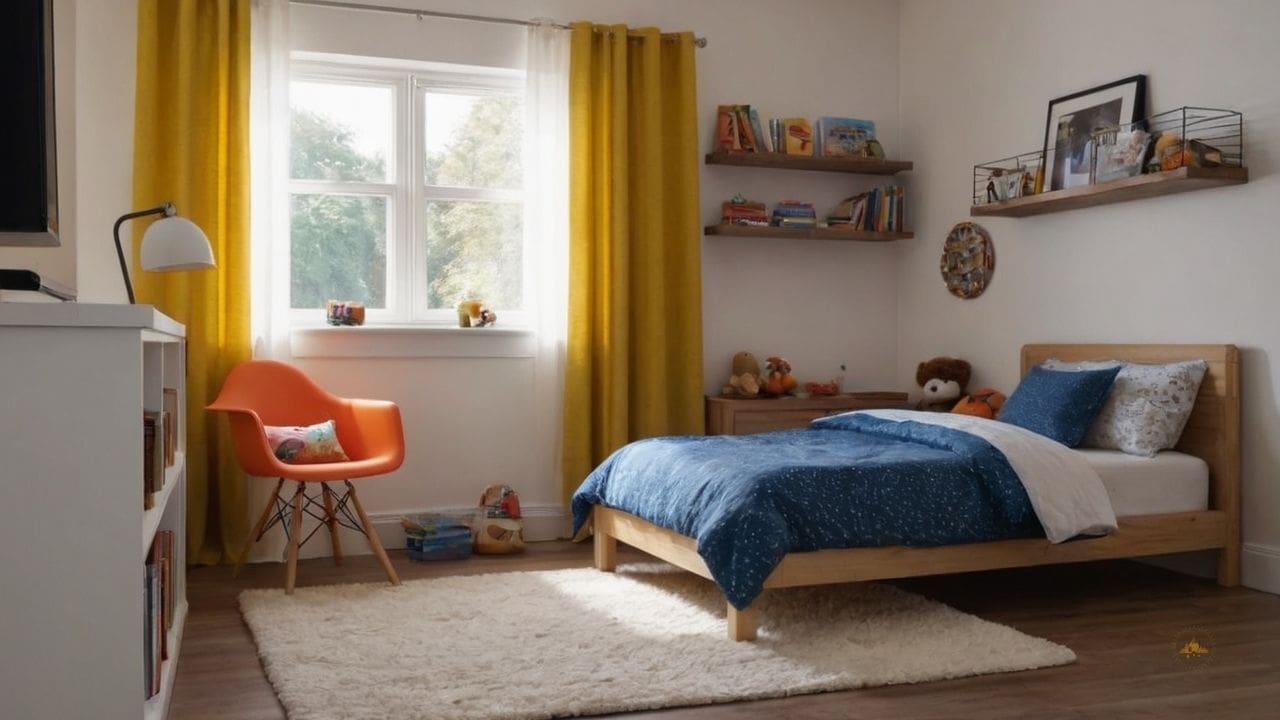 48. Ideias decoração de quarto infantil masculino simples e barato trazem móveis ajustáveis