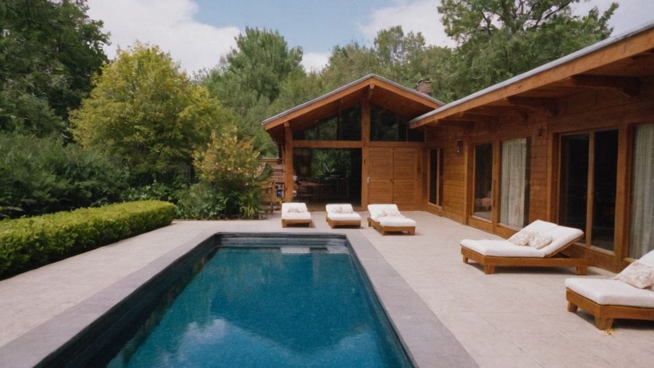 50. Casas de madeira com piscina proporcionam versatilidade de espaços