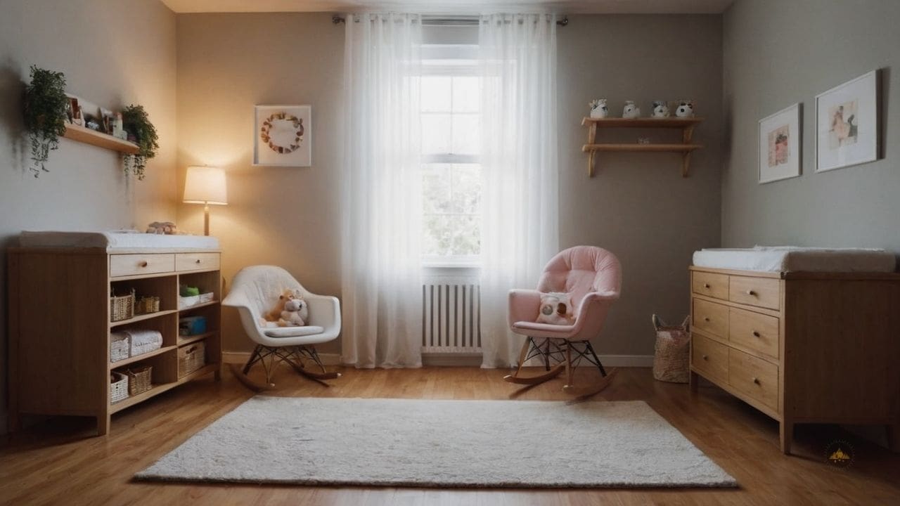 72. Quarto de bebê pequeno proporciona ambiente mais personalizado